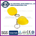 Promotional anti PU stress safety helmet keychain